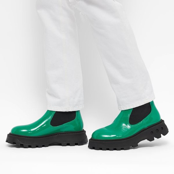 Simon Miller Green Scrambler Chelsea Boot - Picture 2 of 12